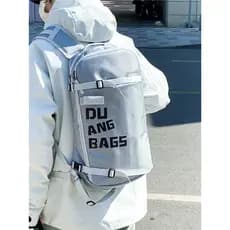 Carta ao ar livre impressa mochila masculino feminino grande capacidade esportes viagem Oxford pano grande capacidade fa