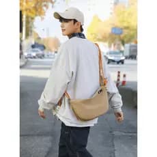 2026 novo estilo Casual saco do mensageiro masculino bolinho saco de ombro saco do mensageiro multifuncional grande capa