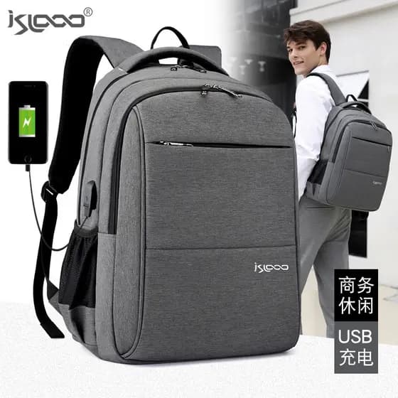 Mochila masculina de negócios à prova d'água para computador, mochila feminina para estudantes do ensino médio, estudant