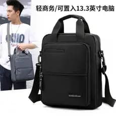 Maleta portátil masculina bolsa mensageiro de ombro grande capacidade 43cm bolsa de computador Oxford pano bolsa de arqu