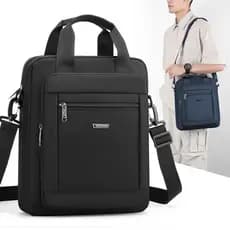 Maleta portátil masculina bolsa de negócios de grande capacidade Casual estilo Vertical na moda maleta portátil masculin
