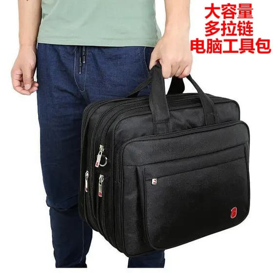 Bolsa de ferramentas Multi-zíper masculina multifuncional bolsa mensageiro de ombro bolsa eletricista reparação pasta de