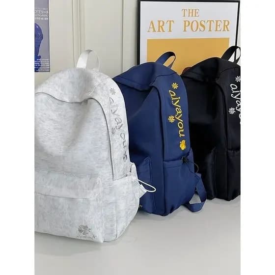 2026 Novo Estilo Ruiying Alunos do Ensino Médio Estudantes Universitários Estudantes do Ensino Médio Mochila Simples All