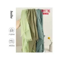 22 primavera verão imitação de algodão lenço de linho feminino High-End gaze cachecol de seda simples estilo fino protet
