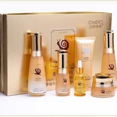 Ginseng vermelho caracol água leite conjunto produtos de cuidados com a pele endurecimento Anti-rugas mãe de meia-idade