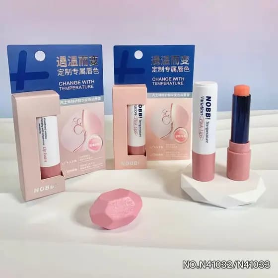 NOBB vaselina cuidados especiais essência bálsamo labial que muda de cor hidratante reparação hidratante mil pessoas mil