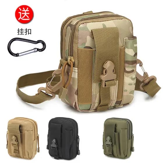 Bolsa de cintura tática multifuncional portátil bolsa de ombro ao ar livre correndo esportes lona à prova dwaterproof ág