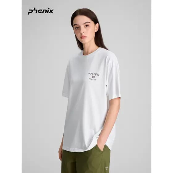 +fenix Phoenix Cool Feeling Manga Curta Homens Mulheres Verão Respirável Gola Redonda Solta Esportes Ao Ar Livre Camiset