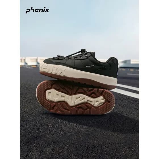 Phenix Phoenix Urban Snowmoke Sapatos de sola grossa Primavera Esportes Ao ar livre Sapatos casuais femininos