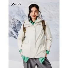 Phenix Phoenix PRIMALOFT Jaqueta impermeável de algodão térmico Jaqueta masculina à prova de vento Jaqueta três em um