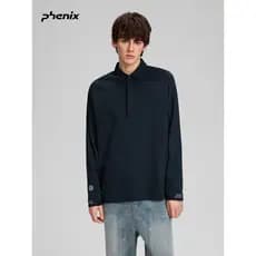 +fenix Phoenix Outdoor Malha Manga Comprida Masculina 2025FW Primavera Outono Esportes Lazer Camisa POLO Quente