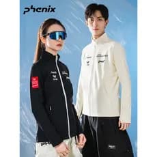 Phenix Phoenix PST Jaqueta feminina masculina de lã de camada média, quente e macia, cardigã