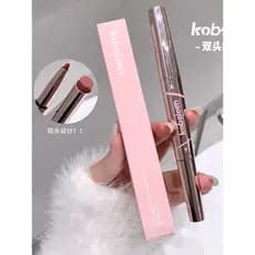 Kobeleen batom delineador labial copo antiaderente não é fácil de desbotar fosco esmalte labial cor Nude forro de gancho