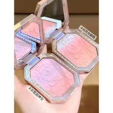 Flor sabe luar sereia Gem blush Nava loja expansão cor unicórnio blush roxo blush azul neve creme pérola
