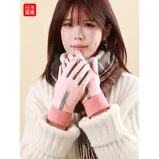 W luvas de inverno à prova de vento à prova dwindproof água tela sensível ao toque casal das mulheres dos homens inverno