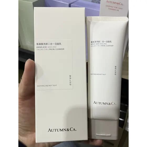 Outono Coco aminoácido limpeza limpeza leite limpeza profunda suave não irritante limpador Facial Unisex