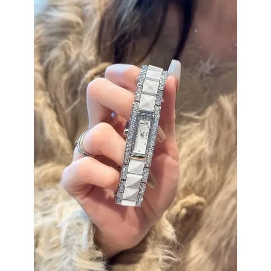 Elegante luxo deusa relógio feminino cerâmica luz luxo nicho senhoras 2023 novo estilo marca High-End relógio feminino