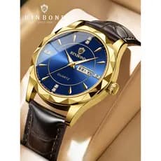 BINBOND/Binbon Relógio Masculino Relógio Mecânico Automático Novo Estilo Cinto Luminoso À Prova D 'Água Relógio Masculin