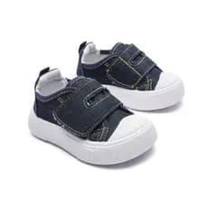 Crianças crianças sapatos de lona meninos meninas Velcro respirável bebê biscoito sapatos tênis aumentando absorção choq