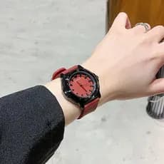 Guou GUOU2026 Novo estilo exclusivo na moda senhoras relógio temperamento luz luxo grande mostrador moda relógio de Sili