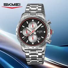 Momento beleza Cross-Border moda relógio de pulso masculino negócios Casual único calendário relógio de quartzo três olh
