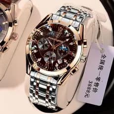 Moda novo estilo suíço à prova dwaterproof água relógio masculino estudante versão coreana calendário luminoso automátic
