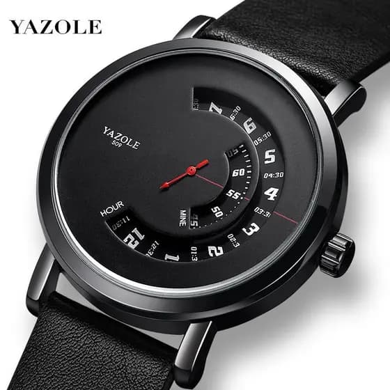 Yazole 509 venda quente Street Wear moda relógio masculino plataforma giratória à prova dwaterproof água relógio esporti