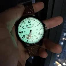Rel贸gio de quartzo luminoso masculino cinto rel贸gio grande mostrador Digital unissex rel贸gio Casual transfronteiri莽o E-C