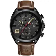 Relógio de quartzo novo estilo masculino cinto relógio à prova dwaterproof água relógio de seis ponteiros calendário rel