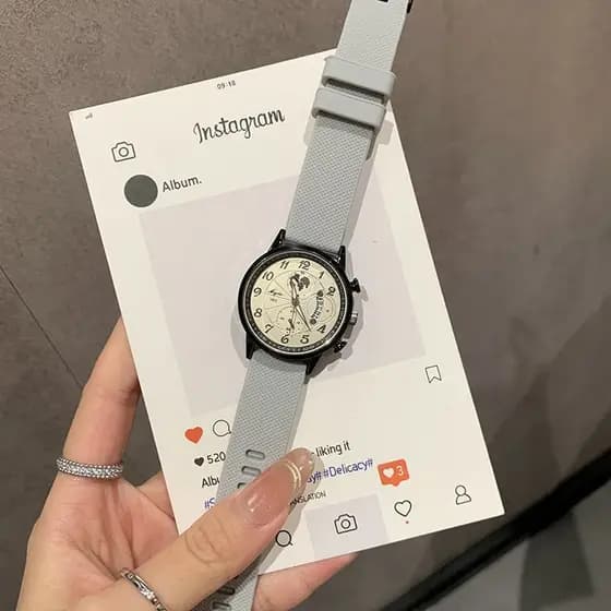 Exame de serviço Civil relógio dedicado estudante do ensino médio Retro simples Premium à prova dwaterproof água calendá