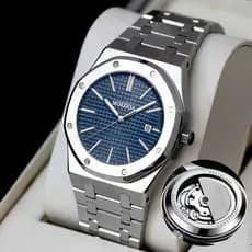 2025 novo estilo relógio masculino automático calendário relógio de pulso luminoso relógio mecânico masculino oco calend