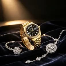 Genuíno Brown Rock Sugar Marshall Light Luxo Relógio de Ouro Relógio Mecânico Masculino Presente Primeira Escolha