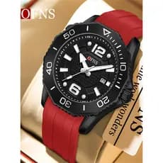 Ovanni novo estilo relógio de quartzo escala tridimensional vida à prova dwaterproof água calendário masculino moda reló