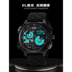 Momento beleza grande Dial relógio esportivo estudante masculino relógio eletrônico despertador à prova dwaterproof água