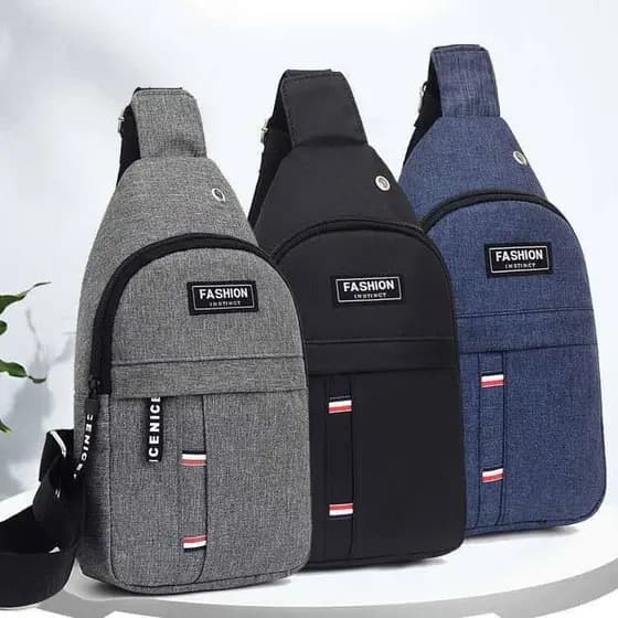 Bolsa de peito masculina esportes na moda ao ar livre saco do mensageiro de um ombro juventude estudante cintura saco Ca