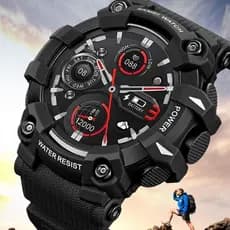 Grande mostrador novo estilo inteligente Bluetooth chamada esportes maratona pedômetro à prova dwaterproof água freqüênc