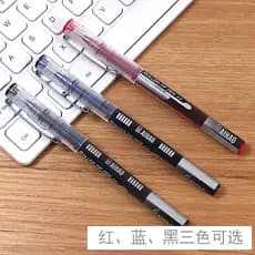 Hobby bala reta líquido Rollerball caneta escritório à base de água caneta assinatura caneta preta Gel caneta água canet