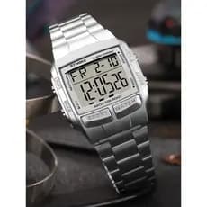 Moment Square Classic Steel Band Sports Relógio Eletrônico Luminoso Caixa de Plástico À Prova D 'Água Relógio Masculino