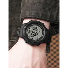 Treinamento militar à prova dwaterproof água luminoso despertador tela grande relógio masculino esportes ao ar livre rel