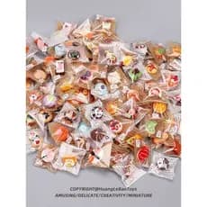 Crianças simulação Mini pão bolo sobremesa doces brinquedo em miniatura modelo criativo brinquedo jogar casa pequena dec