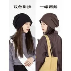 Chapéu de pesquisa clube primavera outono novo estilo pilha chapéu feminino moda quente chapéu de lã chapéu frio chapéu