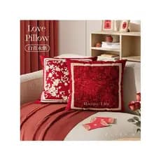 Festivo ano novo ano novo chinês sofá travesseiro núcleo travesseiro casamento vermelho casamento quarto sala de estar i
