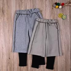 BL Doméstico Único Bebê Menina Primavera Outono Inverno Estilo Forro de Lã Quente Leggings Menina Crianças Jovens Doce F
