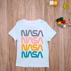 Comércio exterior europeu americano verão crianças algodão de manga curta camiseta bebê verão bonito carta em torno do p