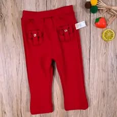 DW doméstico único bebê menina primavera outono inverno estilo velo-velo calças casuais meninas bonito All-Match calças