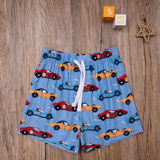 Comércio exterior europeu americano menino bebê verão fino calças casuais Shorts médio pequeno crianças tecido puro algo