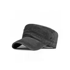Boné de pico lavado angustiado primavera outono novo estilo masculino respirável chapéu de topo plano protetor solar cha