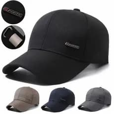 Novo estilo primavera outono Extra longo de aba viagem ao ar livre moda boné de beisebol simples All-Match meia-idade jo