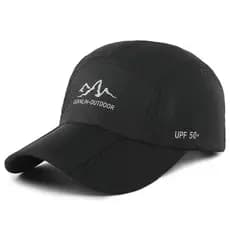 Chapéu masculino verão versão coreana de aba comprida boné de pico lazer ao ar livre chapéu de sol protetor solar boné d