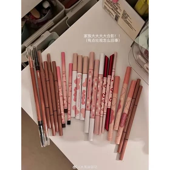 Novo lápis de sobrancelha com água multifuro de duas cabeças!Lápis de sobrancelha Gracebabi Blade/lápis de sobrancelha t